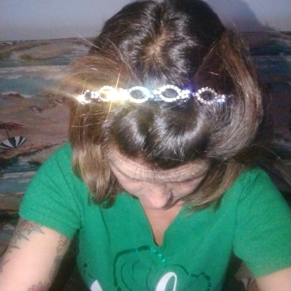 Boho unique headband with clips
